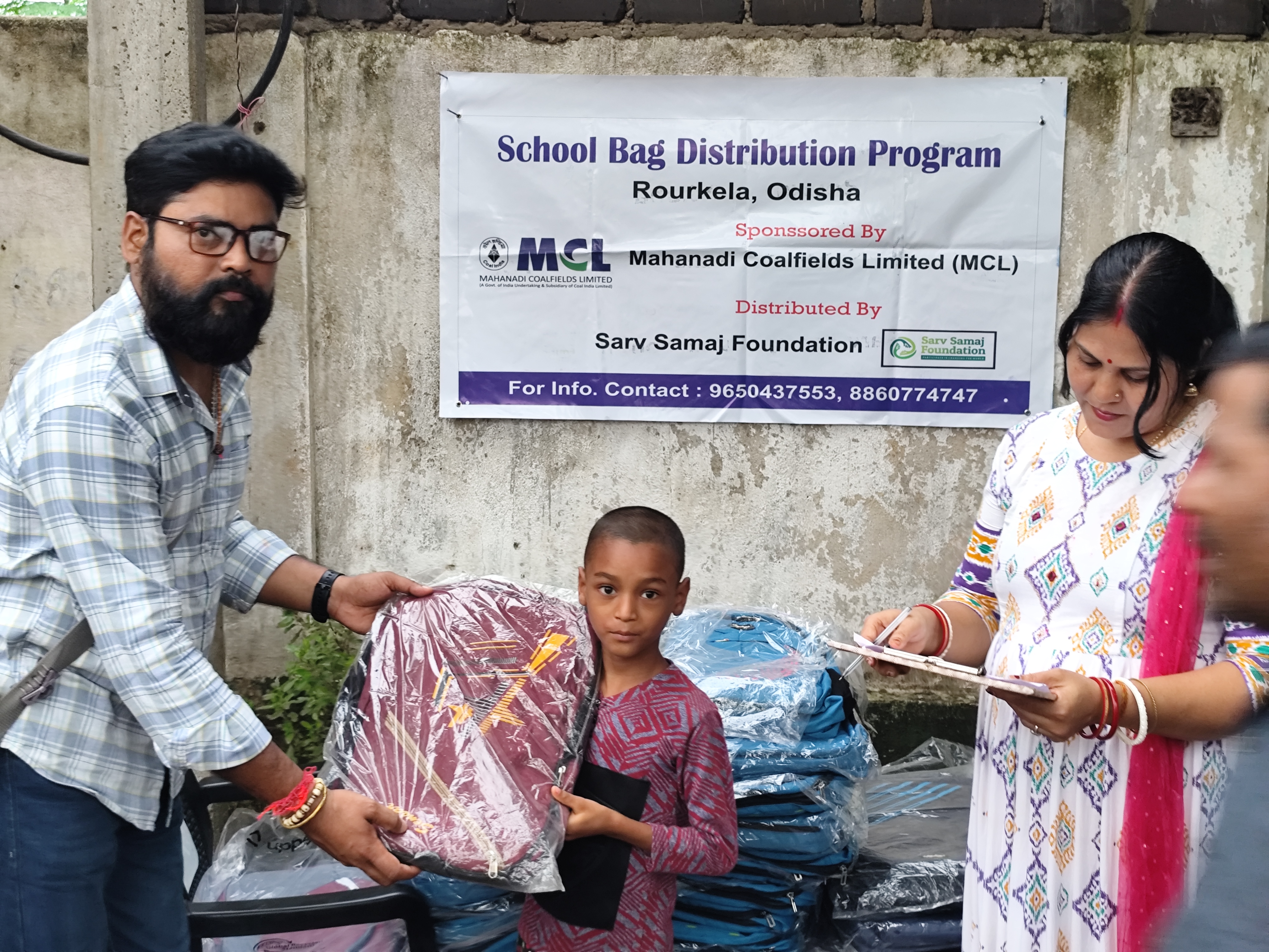 School Bag Distribution